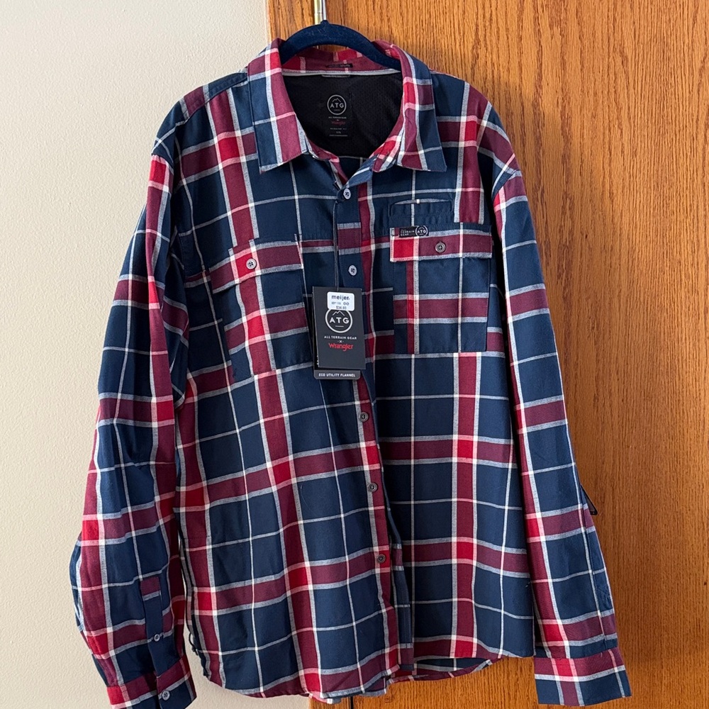 Wrangler Red and Blue Checkered Shirt